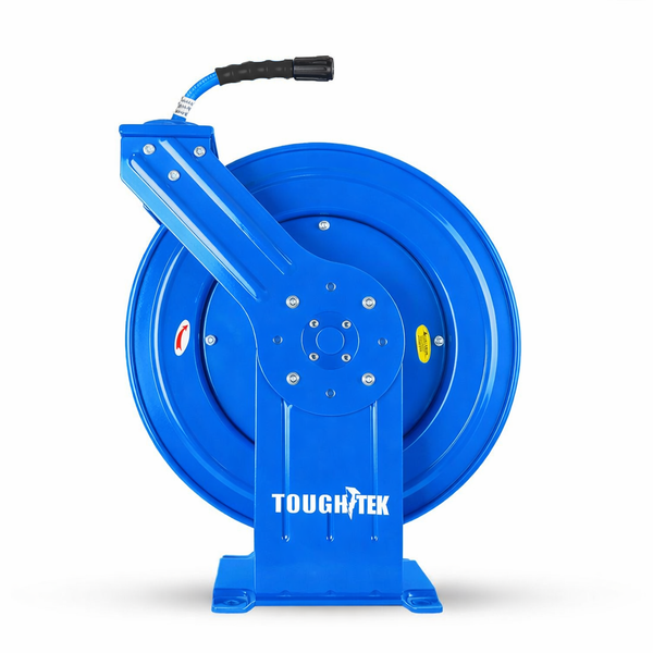 ToughTek Pressure Washer Hose Reel Dual Arm - 06MM x 20M - Polyester Braided