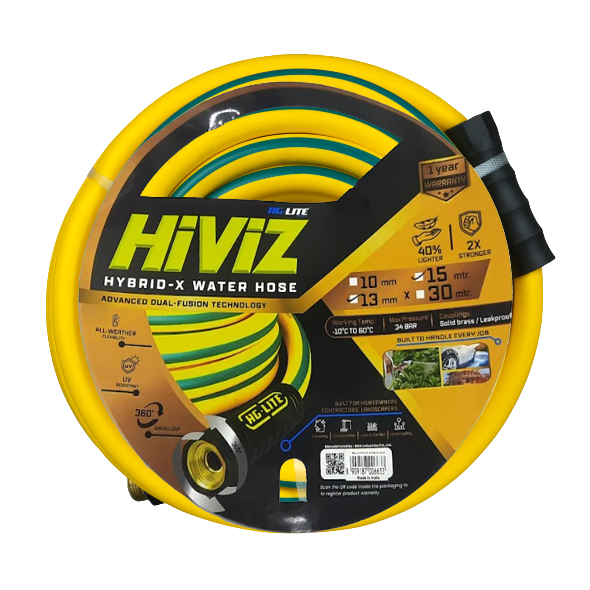 Ag-Lite Hybrid Water Hose 13MM x 15M