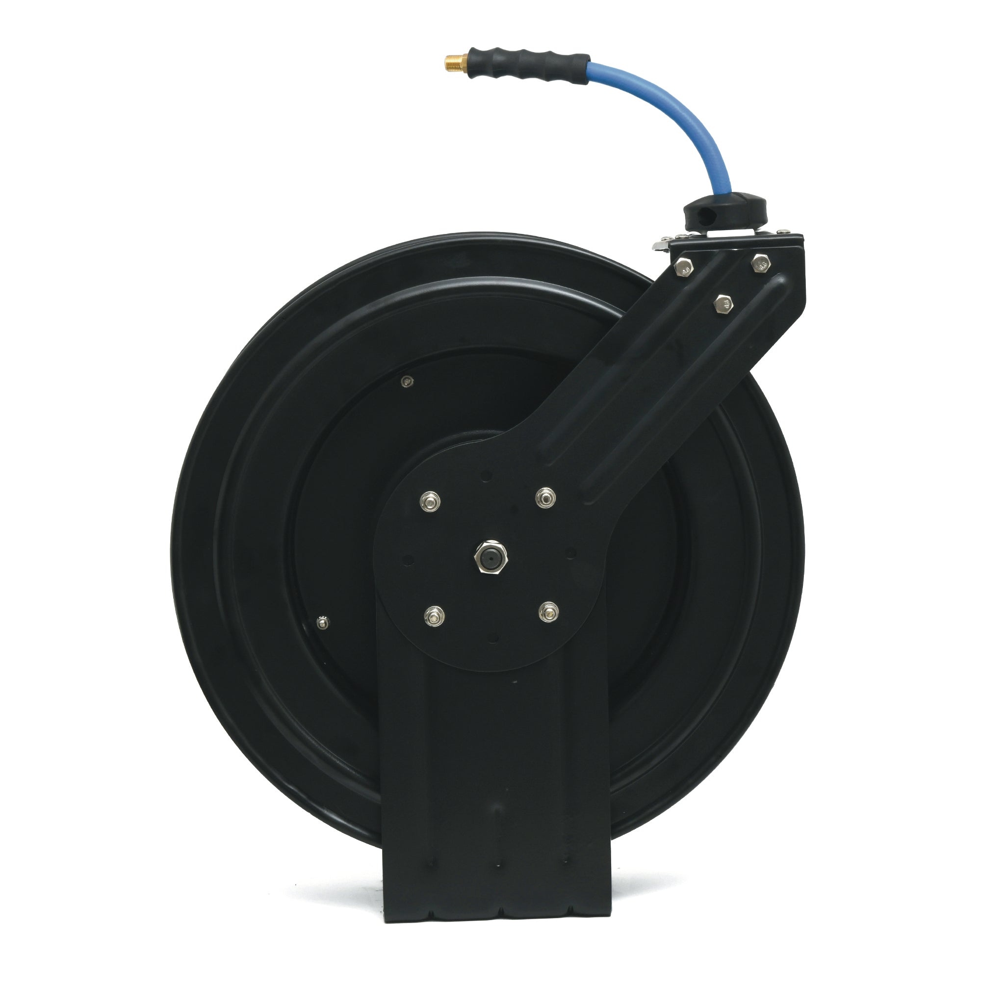 BluBird Rubber Air Hose Reel 10MM x 15M - Black