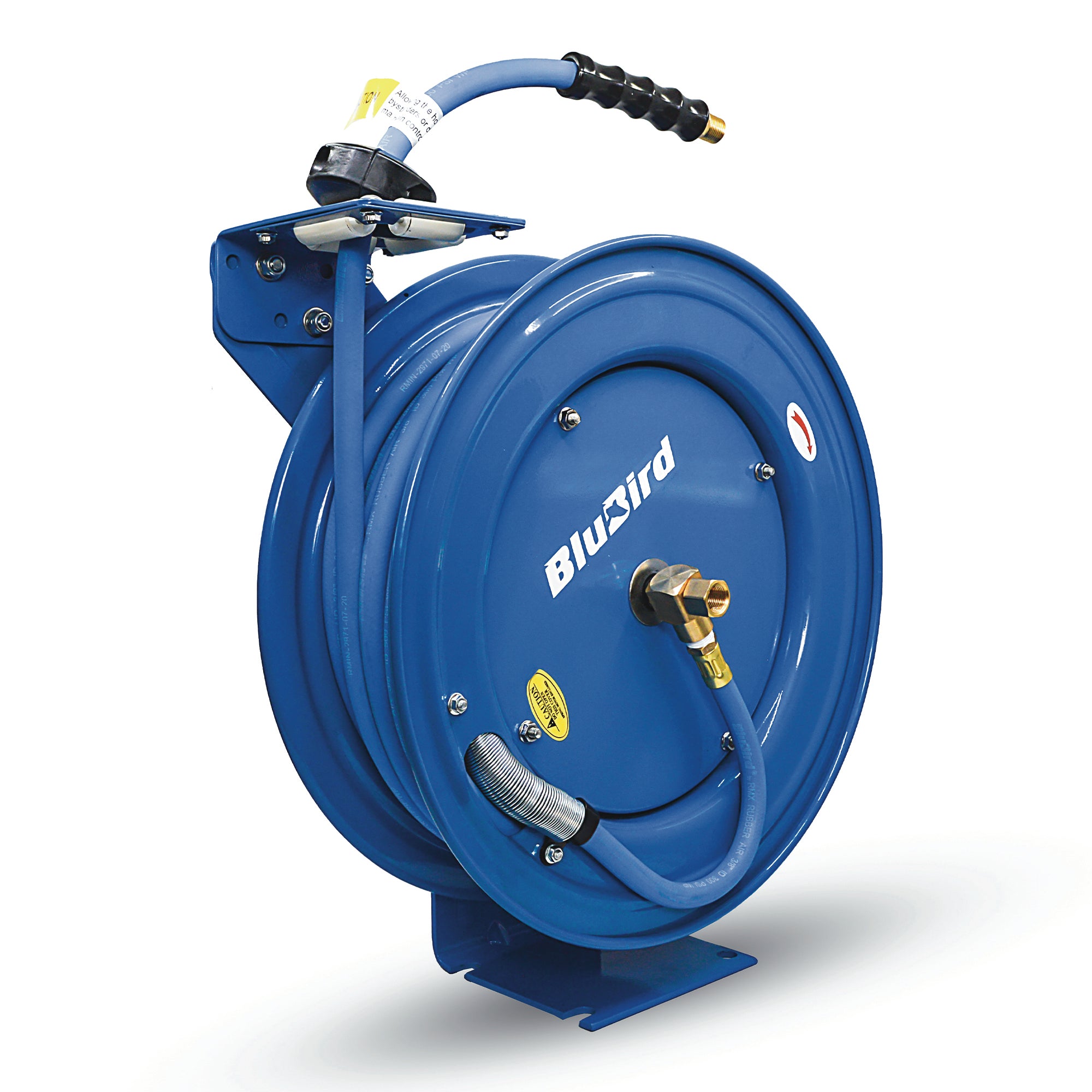 BluBird Rubber Air Hose Reel-HD 10MM x 15M