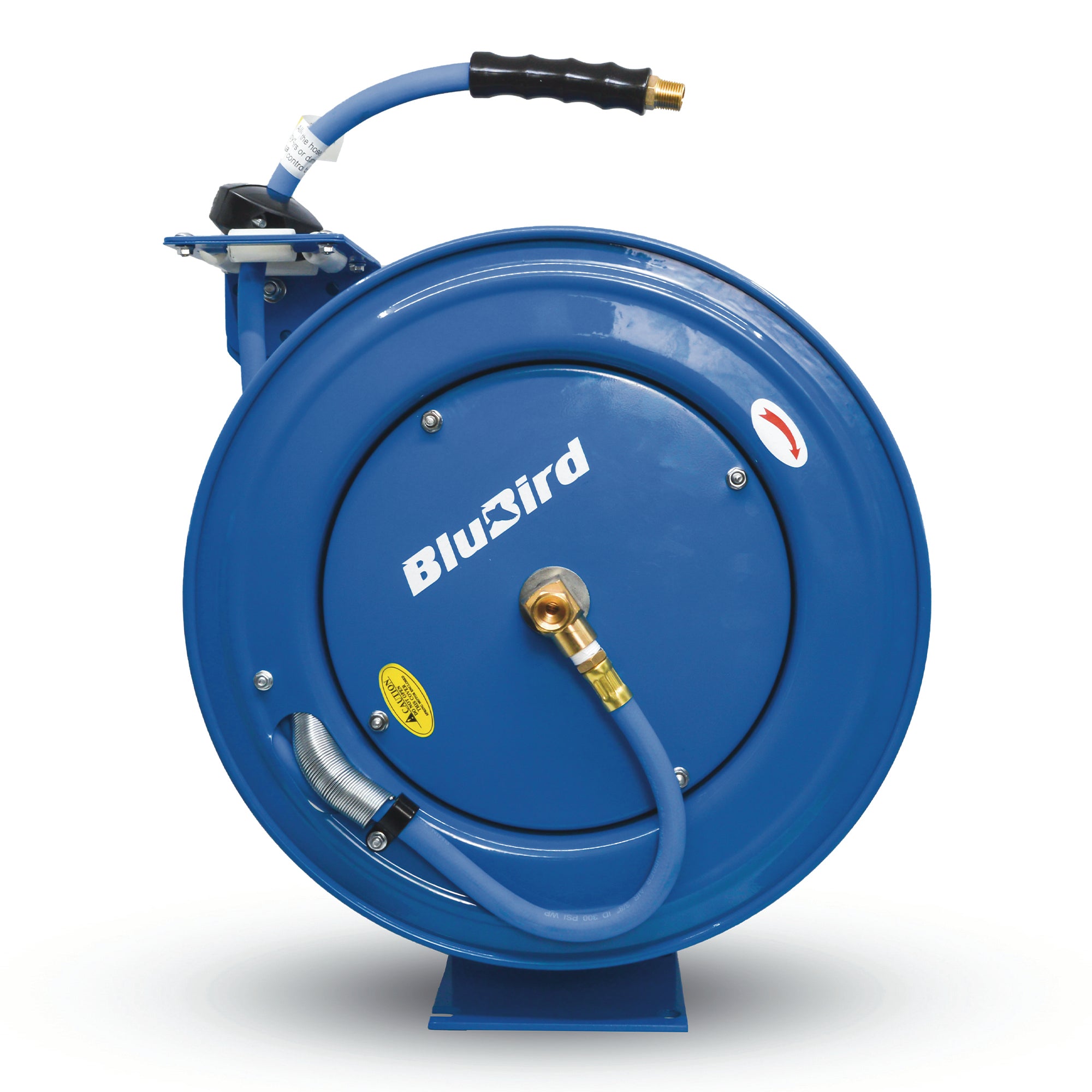 BluBird Rubber Air Hose Reel-HD 10MM x 15M