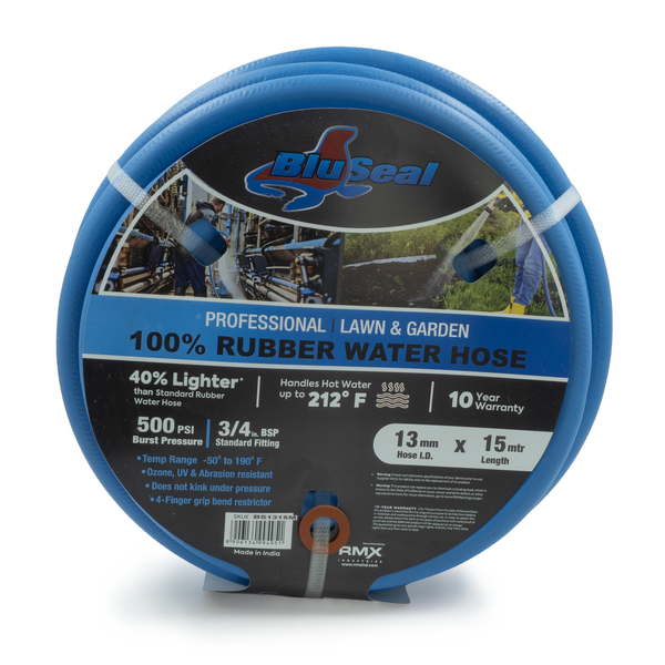 BluSeal Rubber Water Hose 13MM x 15M