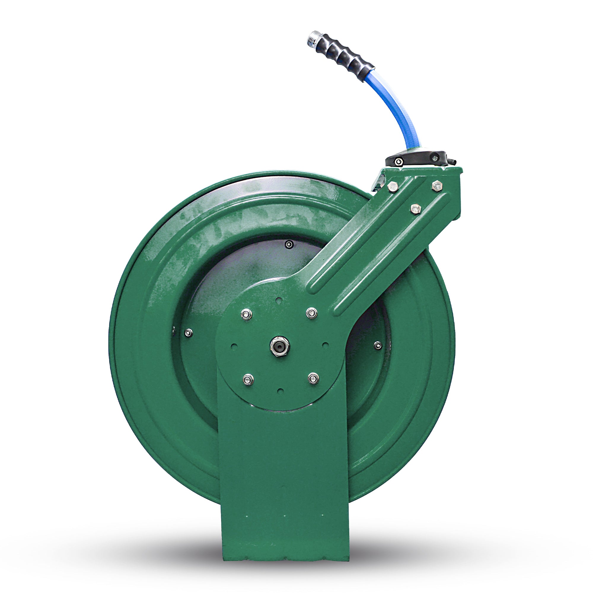 BluSeal Water Hose Reel-HD 13MM x 15M  Including Spray Nozzle - Green