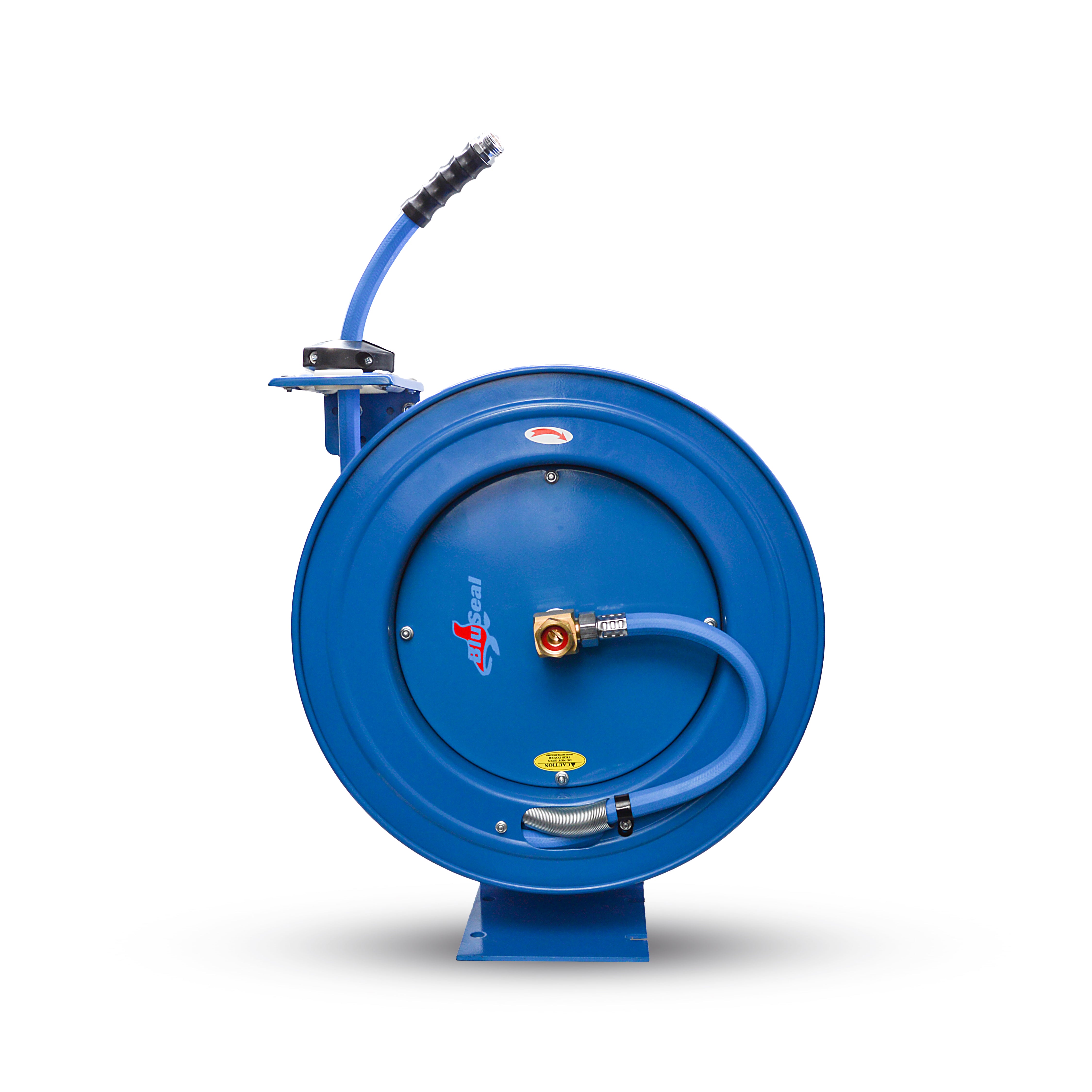 BluSeal Water Hose Reel-HD 13MM x 15M  Including Spray Nozzle