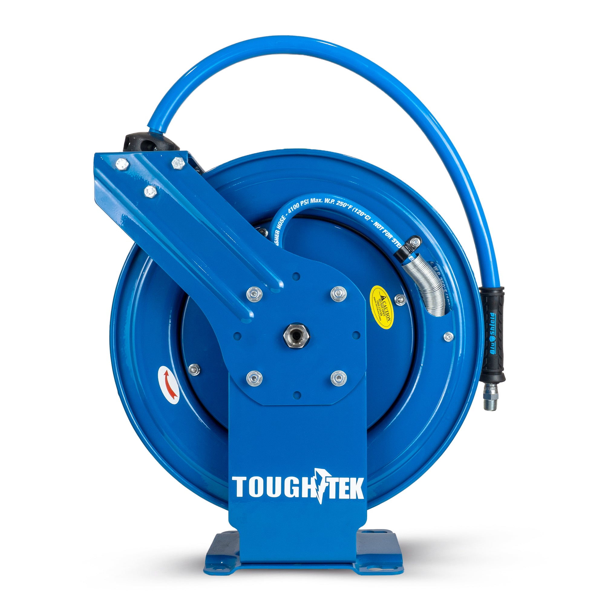 ToughTek Pressure Washer Hose Reel Dual Arm - 10MM x 20M - Kevalar Braided