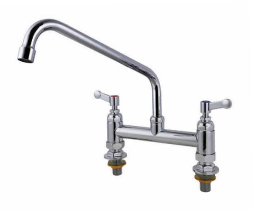Zephyr Deck Mount Kitchen Faucet 8"