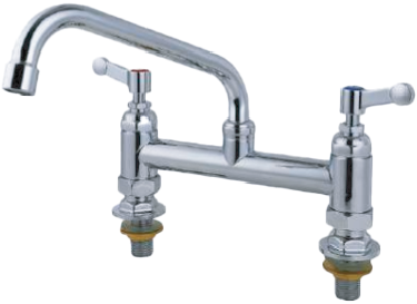 Zephyr Deck Mount Kitchen Faucet 8"
